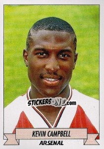 Sticker Kevin Campbell - English Football 1992-1993 n. 10 - Panini