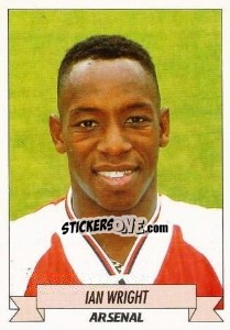 Sticker Ian Wright - English Football 1992-1993 n. 12 - Panini
