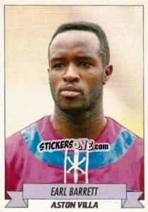 Sticker Earl Barrett - English Football 1992-1993 n. 15 - Panini
