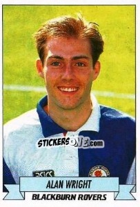 Figurina Alan Wright - English Football 1992-1993 n. 27 - Panini