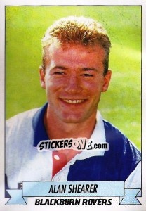 Sticker Alan Shearer - English Football 1992-1993 n. 32 - Panini