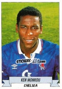 Sticker Ken Monkou - English Football 1992-1993 n. 43 - Panini