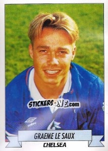 Sticker Graeme Le Saux - English Football 1992-1993 n. 44 - Panini
