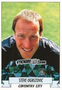Cromo Steve Ogrizovic - English Football 1992-1993 - Panini