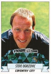 Sticker Steve Ogrizovic - English Football 1992-1993 n. 49 - Panini