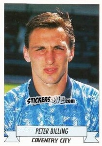 Sticker Peter Billing - English Football 1992-1993 - Panini