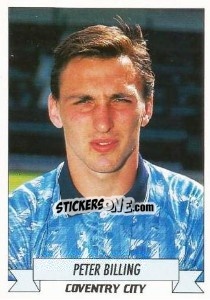 Sticker Peter Billing - English Football 1992-1993 n. 50 - Panini