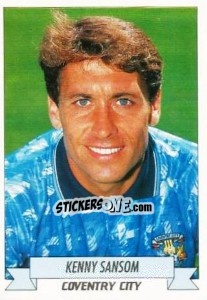 Figurina Kenny Sansom - English Football 1992-1993 - Panini