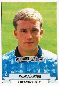 Sticker Peter Atherton - English Football 1992-1993 n. 53 - Panini