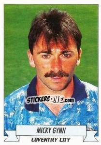 Sticker Micky Gynn - English Football 1992-1993 - Panini