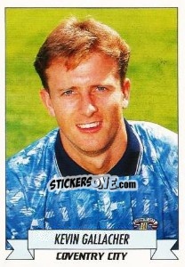 Figurina Kevin Gallacher - English Football 1992-1993 n. 58 - Panini