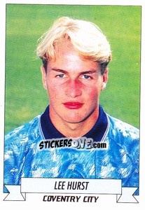 Cromo Lee Hurst - English Football 1992-1993 n. 60 - Panini