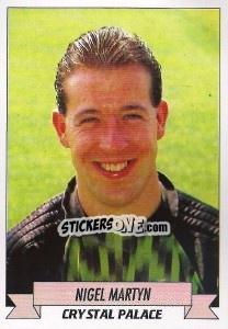 Sticker Nigel Martyn - English Football 1992-1993 n. 61 - Panini