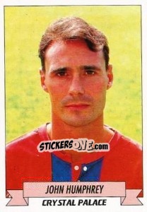 Sticker John Humphrey - English Football 1992-1993 n. 63 - Panini