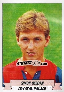 Sticker Simon Osborn - English Football 1992-1993 n. 68 - Panini
