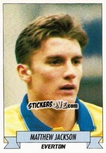 Figurina Matthew Jackson - English Football 1992-1993 n. 74 - Panini
