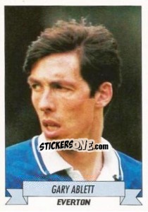Cromo Gary Ablett - English Football 1992-1993 - Panini