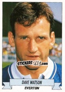 Sticker Dave Watson - English Football 1992-1993 n. 76 - Panini