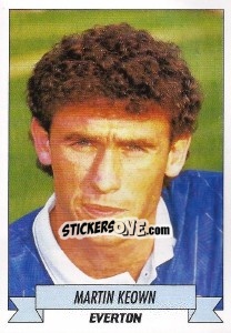 Sticker Martin Keown - English Football 1992-1993 n. 77 - Panini