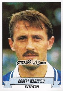 Sticker Robert Warzycha - English Football 1992-1993 - Panini