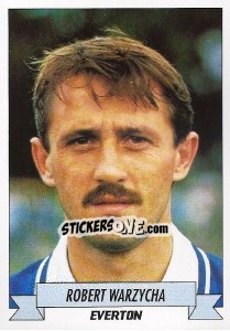 Sticker Robert Warzycha - English Football 1992-1993 n. 78 - Panini