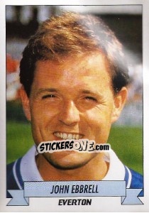 Sticker John Ebbrell - English Football 1992-1993 n. 79 - Panini
