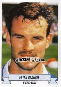Sticker Peter Beagrie - English Football 1992-1993 n. 81 - Panini