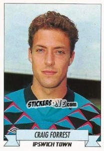 Sticker Craig Forrest - English Football 1992-1993 n. 85 - Panini