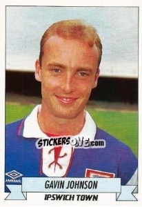 Sticker Gavin Johnson - English Football 1992-1993 n. 86 - Panini