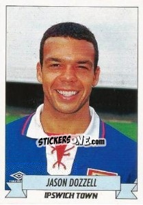 Sticker Jason Dozzell - English Football 1992-1993 n. 90 - Panini