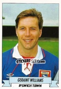 Sticker Geraint Williams - English Football 1992-1993 n. 93 - Panini