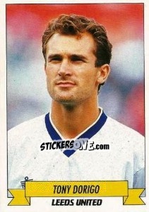 Sticker Tony Dorigo - English Football 1992-1993 n. 99 - Panini