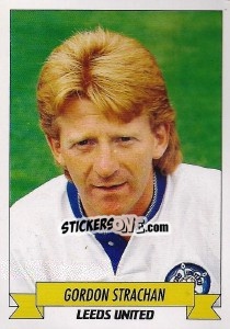 Sticker Gordon Strachan - English Football 1992-1993 n. 102 - Panini
