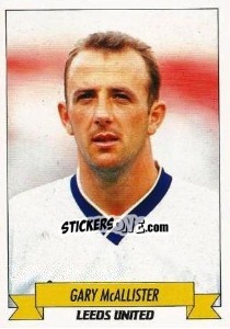 Sticker Gary McAllister - English Football 1992-1993 n. 103 - Panini