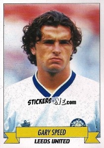 Sticker Gary Speed - English Football 1992-1993 n. 106 - Panini