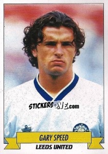 Figurina Gary Speed - English Football 1992-1993 - Panini