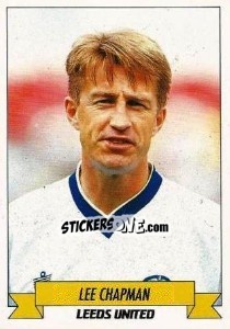 Figurina Lee Chapman - English Football 1992-1993 - Panini