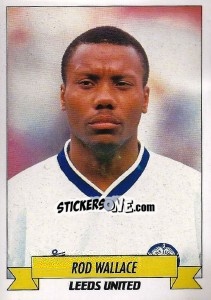 Sticker Rod Wallace - English Football 1992-1993 n. 108 - Panini
