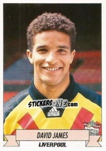 Sticker David James - English Football 1992-1993 n. 109 - Panini