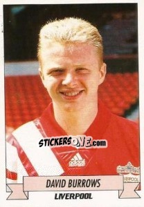 Sticker David Burrows - English Football 1992-1993 n. 111 - Panini