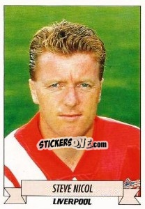 Sticker Steve Nicol - English Football 1992-1993 n. 112 - Panini