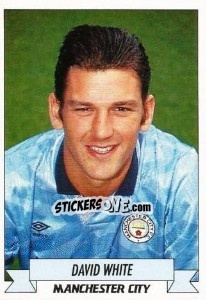 Sticker David White - English Football 1992-1993 - Panini