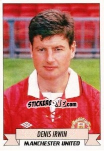 Sticker Denis Irwin - English Football 1992-1993 n. 135 - Panini