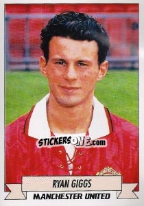 Sticker Ryan Giggs - English Football 1992-1993 n. 140 - Panini