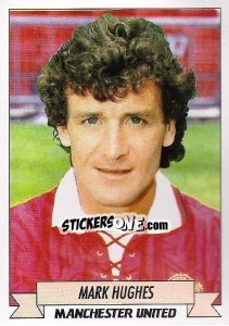 Sticker Mark Hughes - English Football 1992-1993 n. 141 - Panini