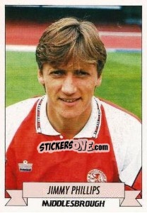 Cromo Jimmy Phillips - English Football 1992-1993 - Panini