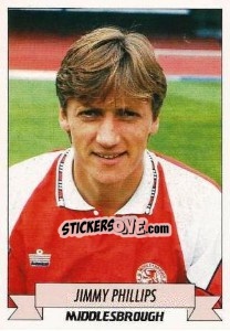 Sticker Jimmy Phillips - English Football 1992-1993 n. 148 - Panini