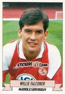 Sticker Willie Falconer - English Football 1992-1993 n. 151 - Panini