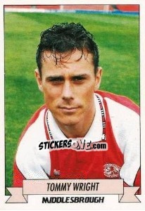 Sticker Tommy Wright - English Football 1992-1993 n. 153 - Panini