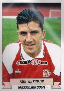 Sticker Paul Wilkinson - English Football 1992-1993 n. 155 - Panini